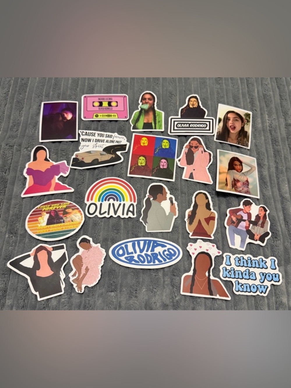 💜 20 Pcs Olivia Rodrigo Sticker Set - Picture 6 of 7